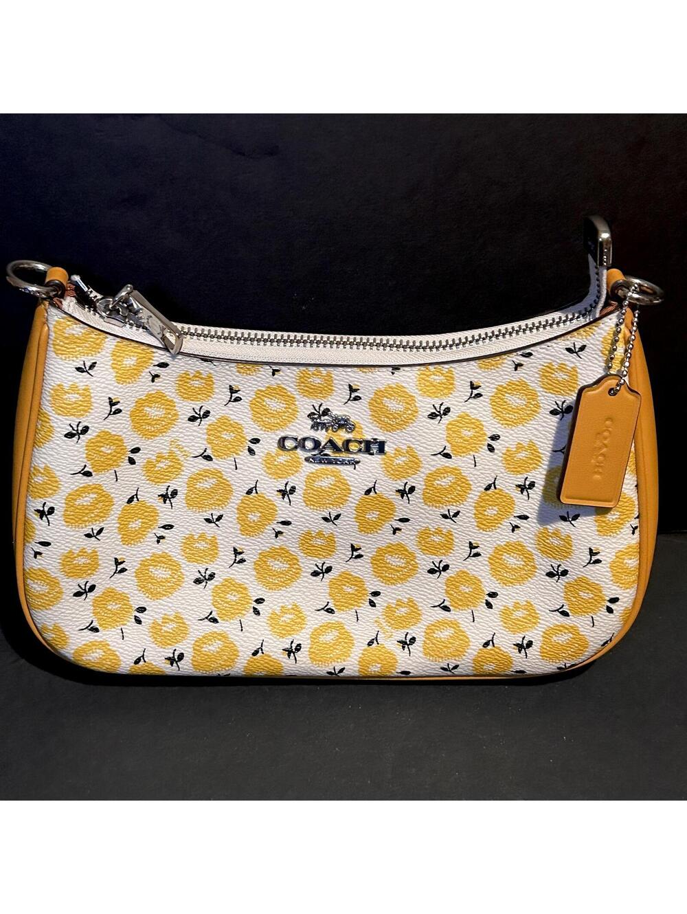 Coach TERI SHOULDER BAG WITH FLORAL PRINT